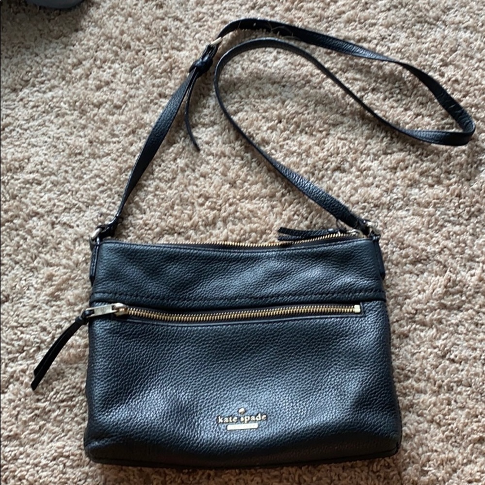 Kate space black leather bag!!!